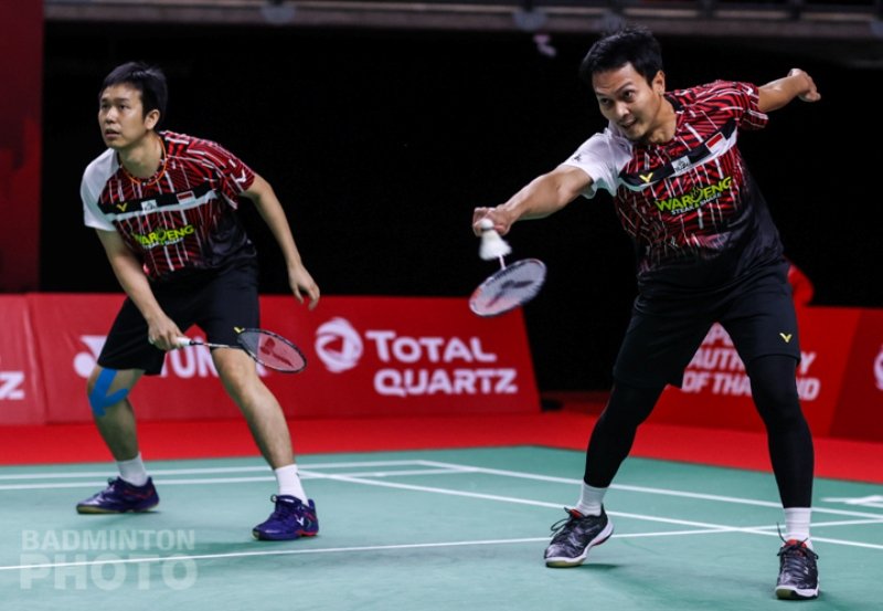 Kalahkan Ganda Putra Malaysia, Hendra/Ahsan ke Semifinal BWF World Tour Finals 2020 di Thailand